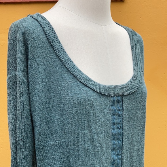 Free People Lace Road Linen Pullover - Picture 5 of 10